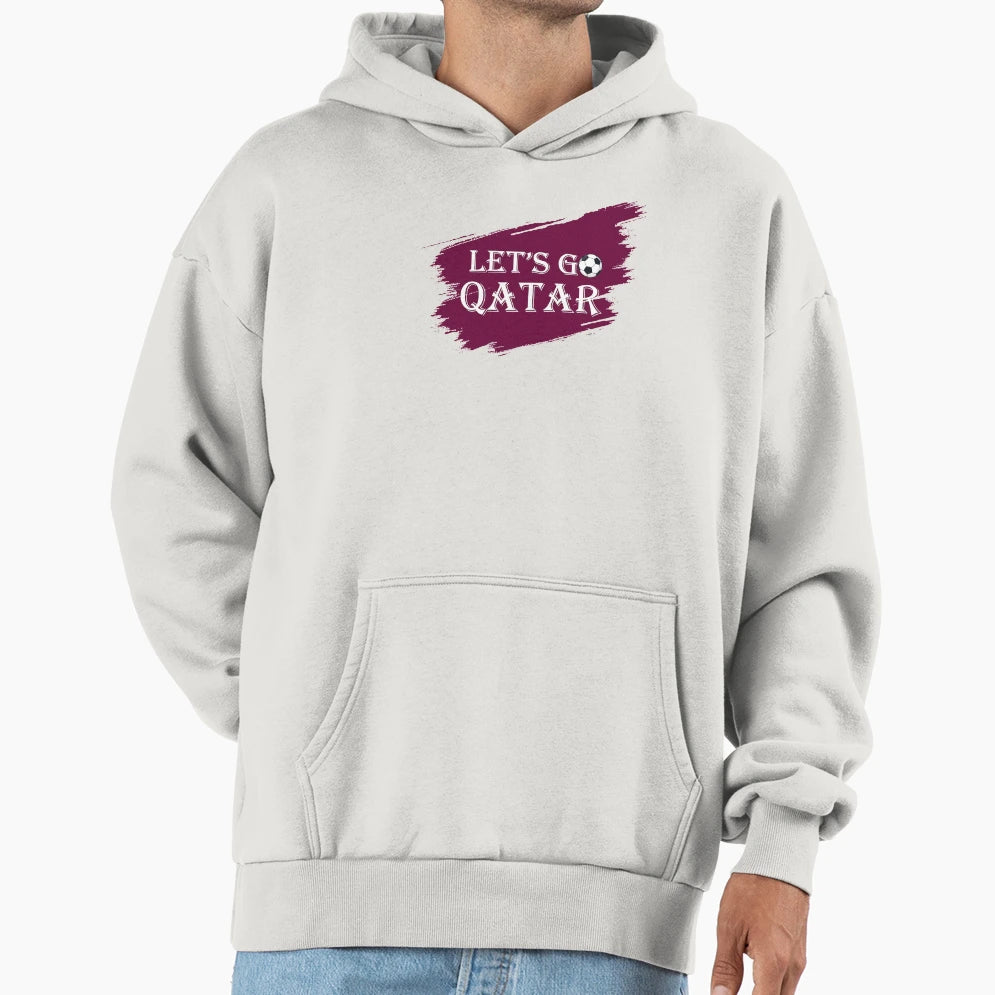 Let S Go Qatar Hoodie - Casual Everyday Wear for Adults - T-Shirt, Sweatshirt, Hoodie