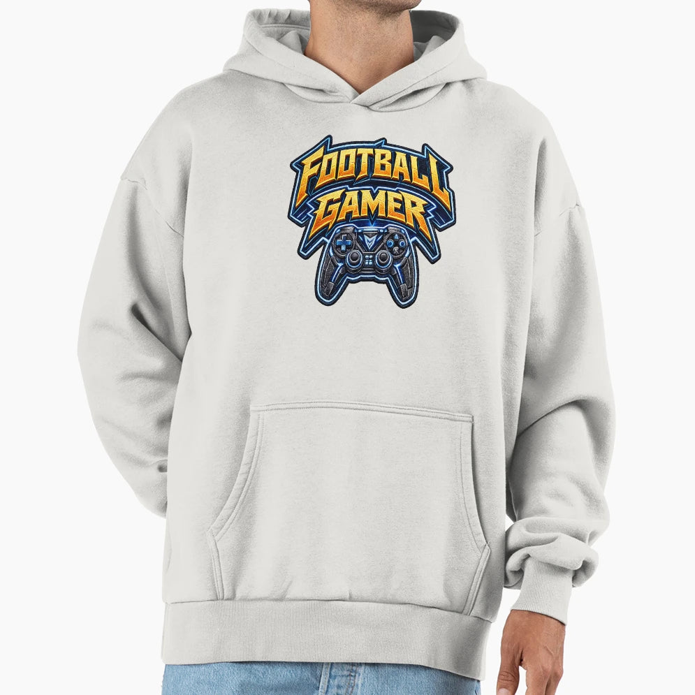 Gamer Football Geek Nerd Hoodie - Trendy Graphic Unisex - T-Shirt, Sweatshirt, Hoodie