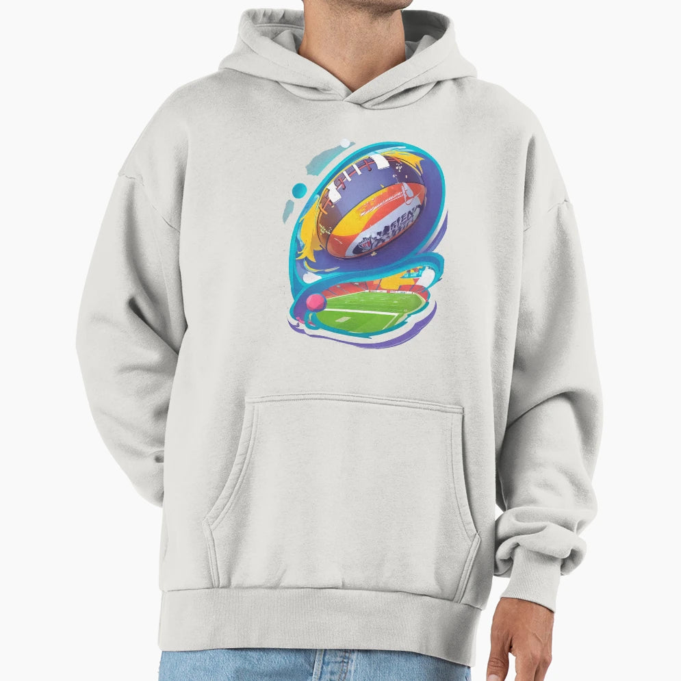 Cartoon Touchdown Extravaganza 603 Hoodie - Casual Everyday Wear Men Women - T-Shirt, Sweatshirt, Hoodie