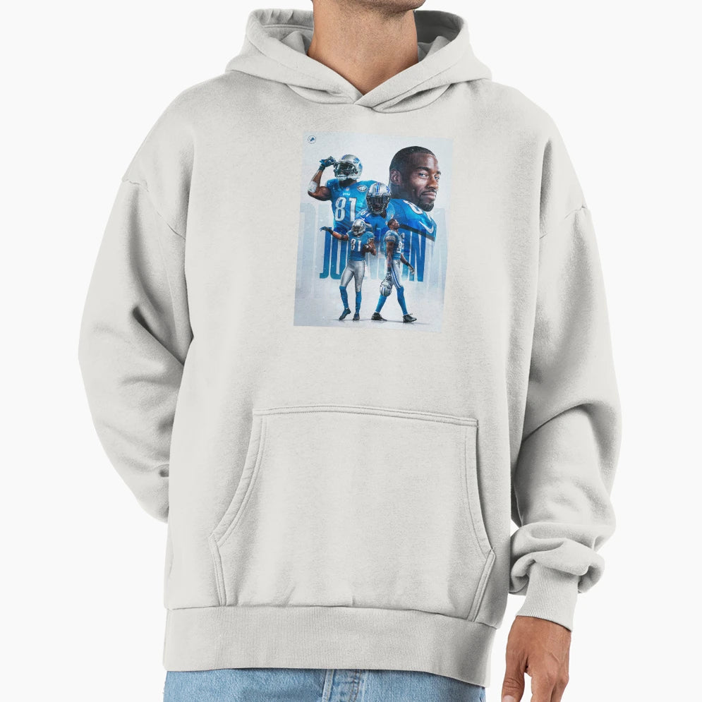 Calvin Johnson Hoodie - Fun Novelty Design for Adults - T-Shirt, Sweatshirt, Hoodie