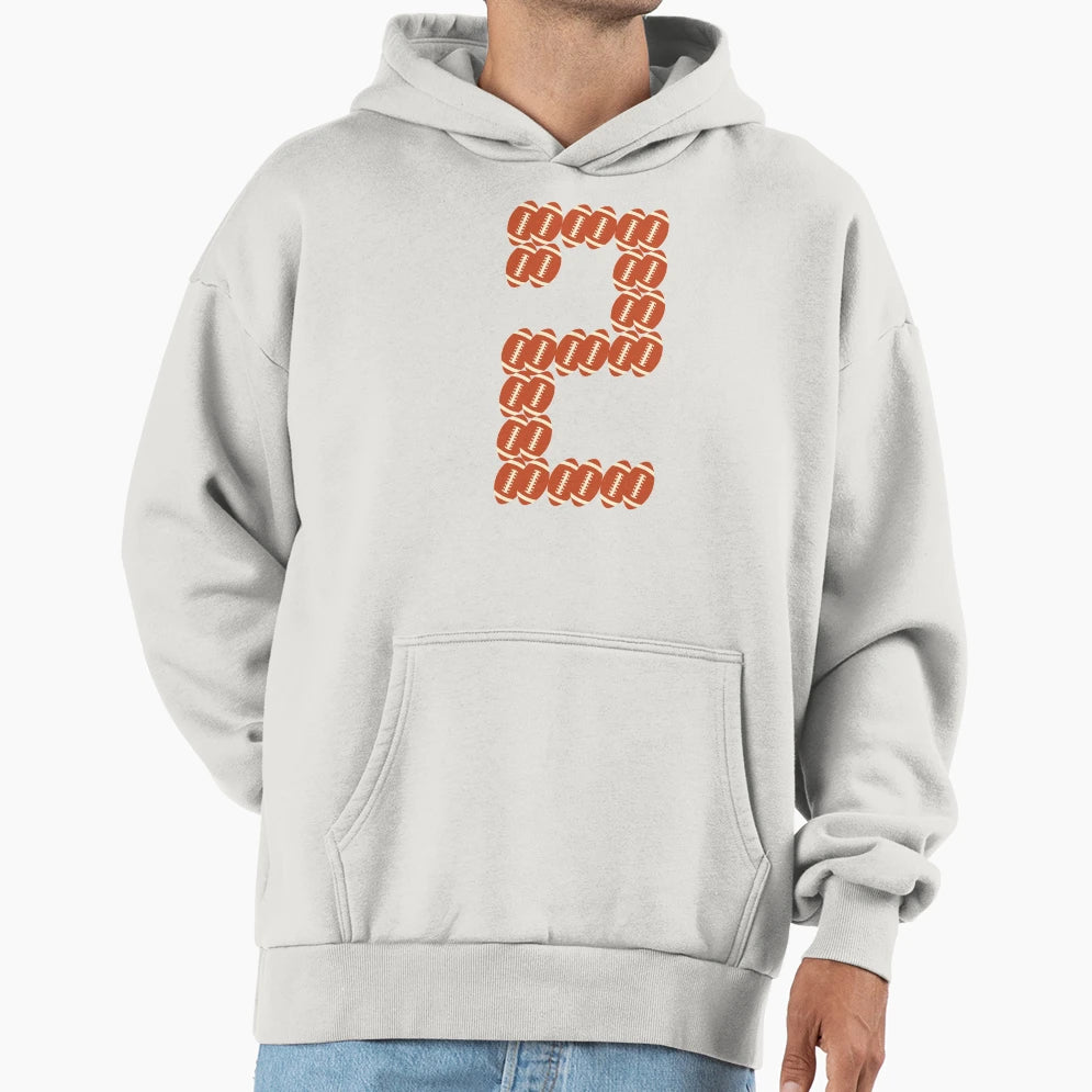 Player Number 2 Two American Hoodie - Fun Novelty Design Men Women - T-Shirt, Sweatshirt, Hoodie