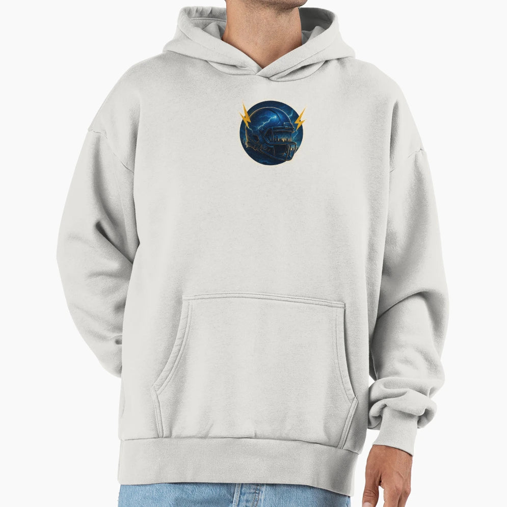 Los Angeles Night Energy Hoodie - Fun Novelty Design Men Women - T-Shirt, Sweatshirt, Hoodie