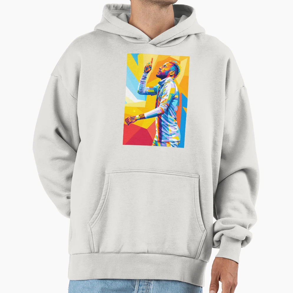 Neymar Pop Art Hoodie - Streetwear Style Unisex - T-Shirt, Sweatshirt, Hoodie