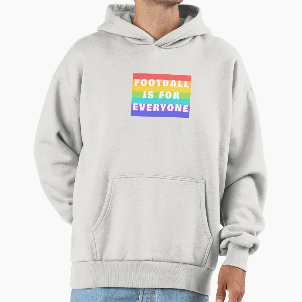 Football Is Everyone Hoodie - Aesthetic Graphic Men Women - T-Shirt, Sweatshirt, Hoodie