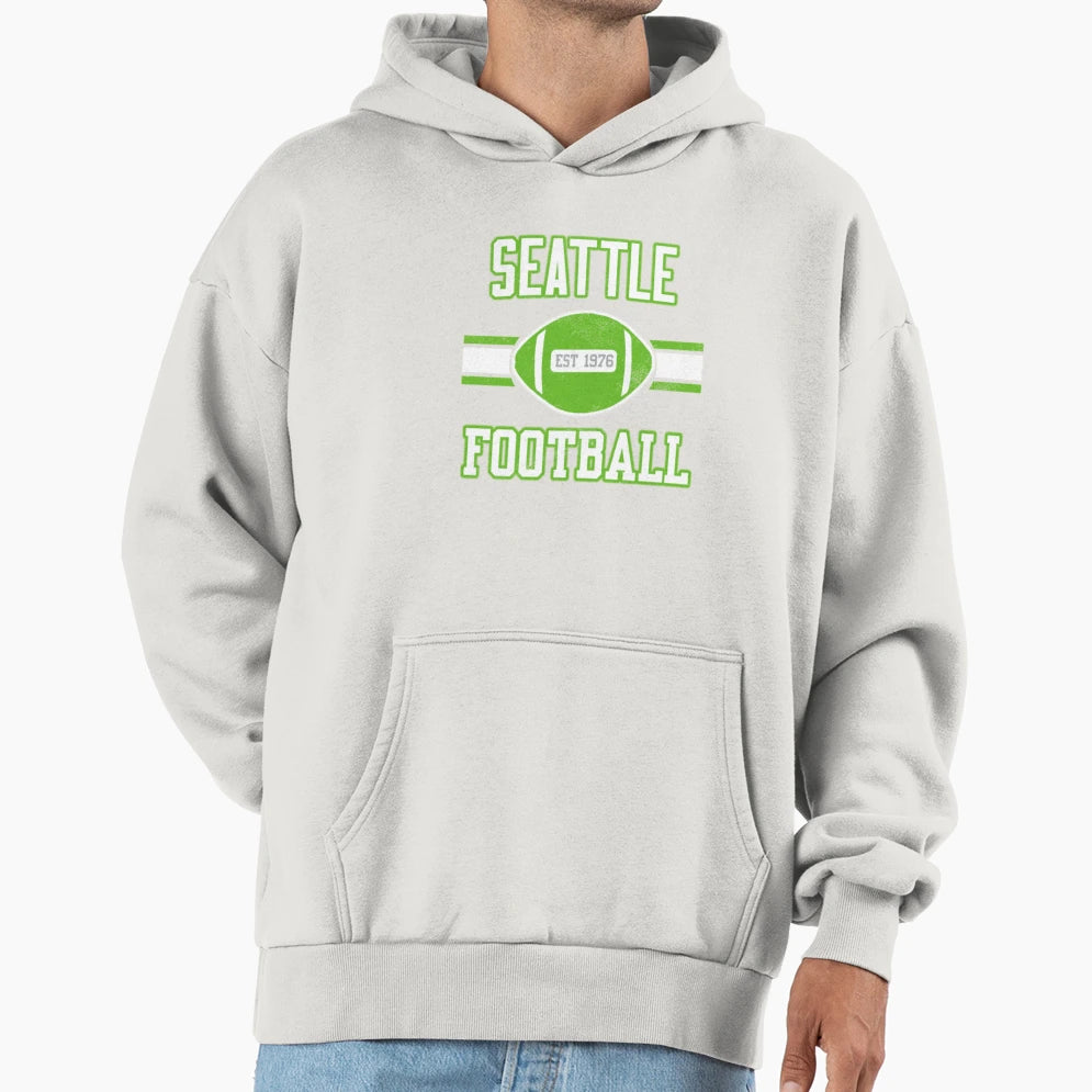 Seattle Football 1 Hoodie - Graphic Print for Adults - T-Shirt, Sweatshirt, Hoodie