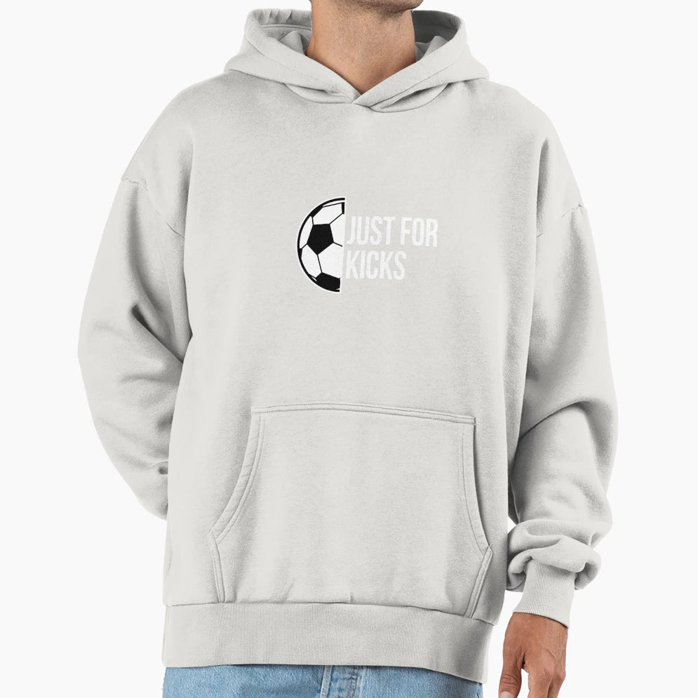 Just Kicks Football Goal Striker Fan Hoodie - Fun Novelty Design Unisex - T-Shirt, Sweatshirt, Hoodie