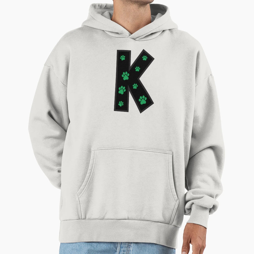 Paw Alphabet Hoodie - Unique Graphic Unisex - T-Shirt, Sweatshirt, Hoodie
