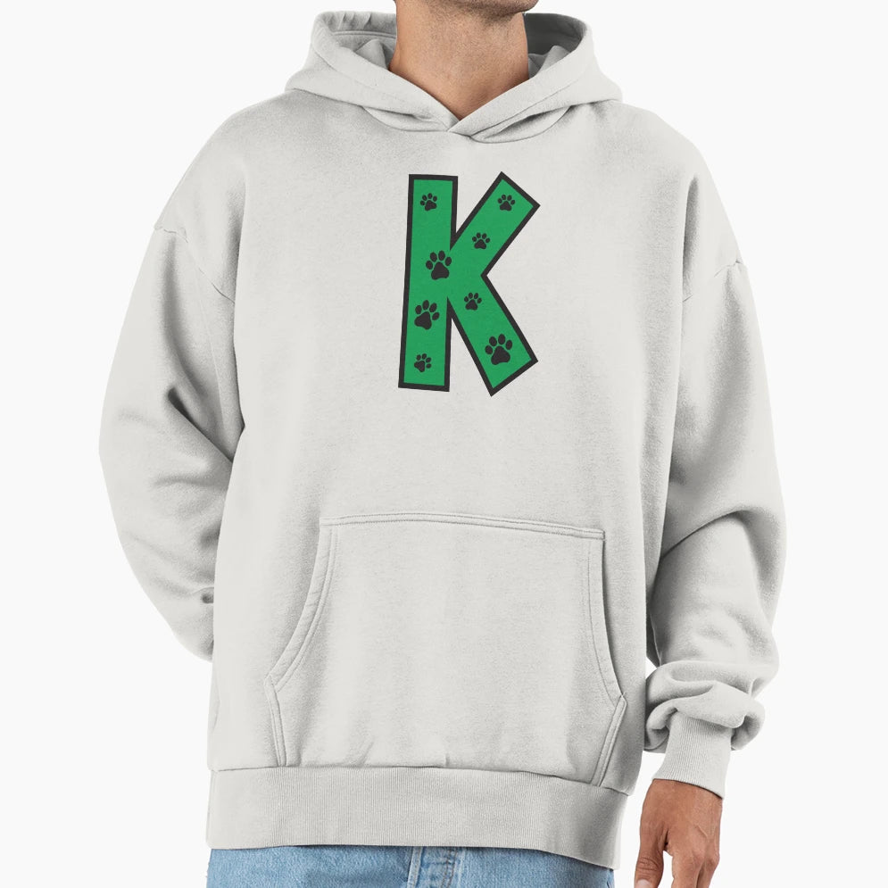 Paw Alphabet Hoodie - Trendy Graphic Unisex - T-Shirt, Sweatshirt, Hoodie