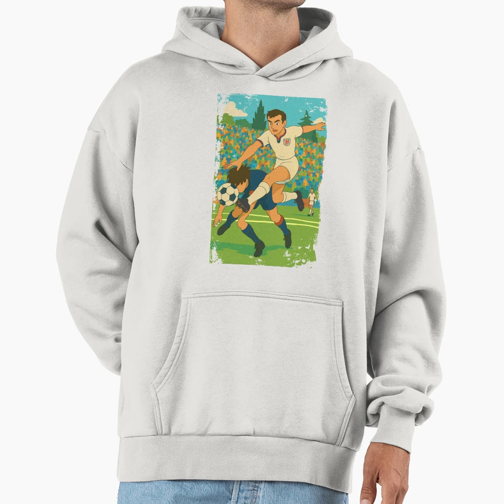 Gigi Riva Manga Strike Hoodie - Fun Novelty Design Men Women - T-Shirt, Sweatshirt, Hoodie