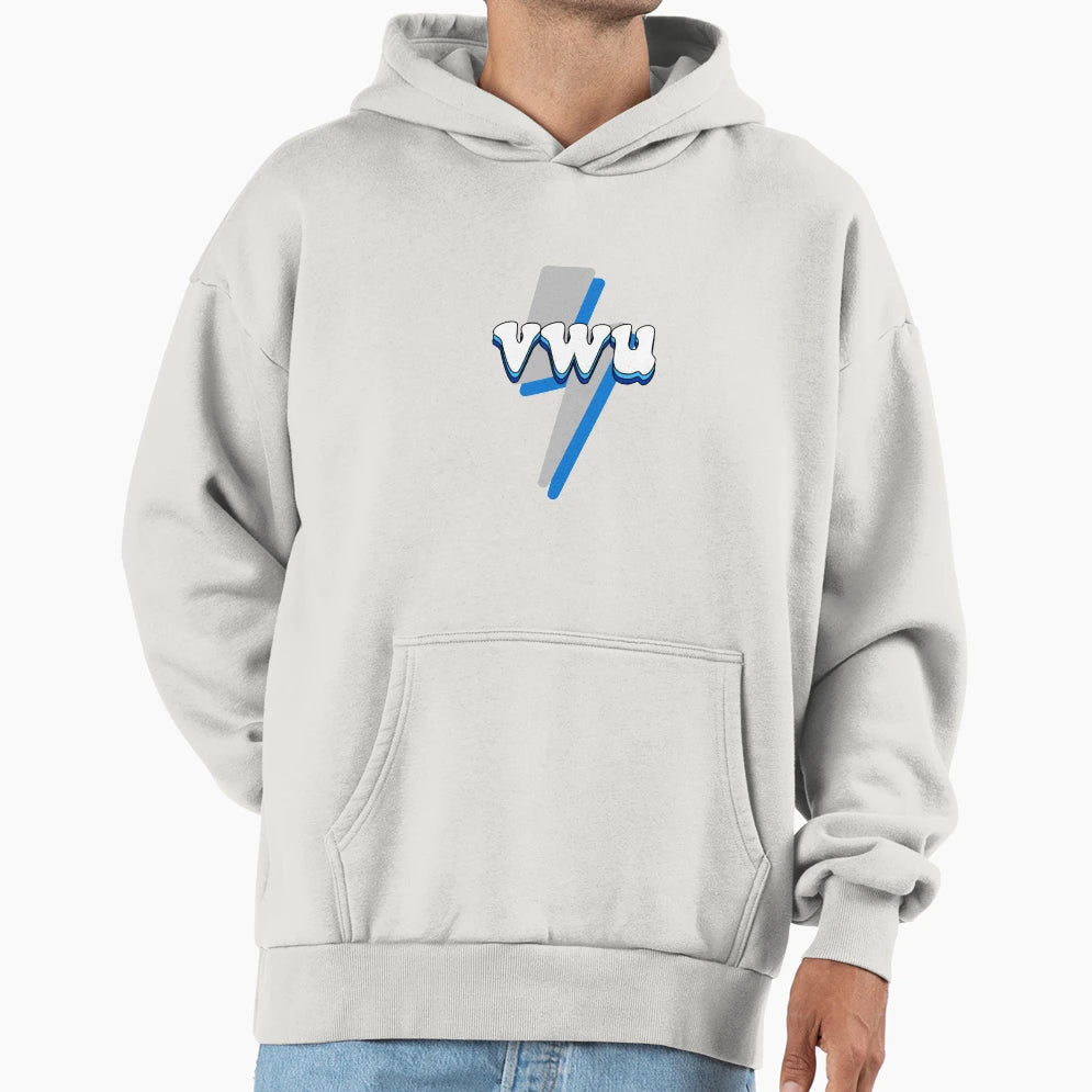 Virginia Wesleyan Lightning Bolt Hoodie - Fun Novelty Design for Adults - T-Shirt, Sweatshirt, Hoodie