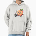 Kawaii Peach Soccer Shoes Playing Hoodie - Casual Everyday Wear for Adults - T-Shirt, Sweatshirt, Hoodie