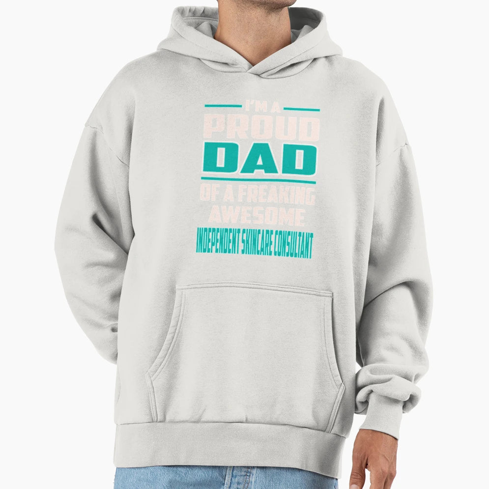 Independent Skincare Consultant Proud Hoodie - Minimalist Print Men Women - T-Shirt, Sweatshirt, Hoodie