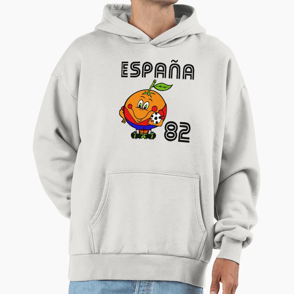 Spain 82 Naranjito World Cup Hoodie - Custom Art Print for Adults - T-Shirt, Sweatshirt, Hoodie