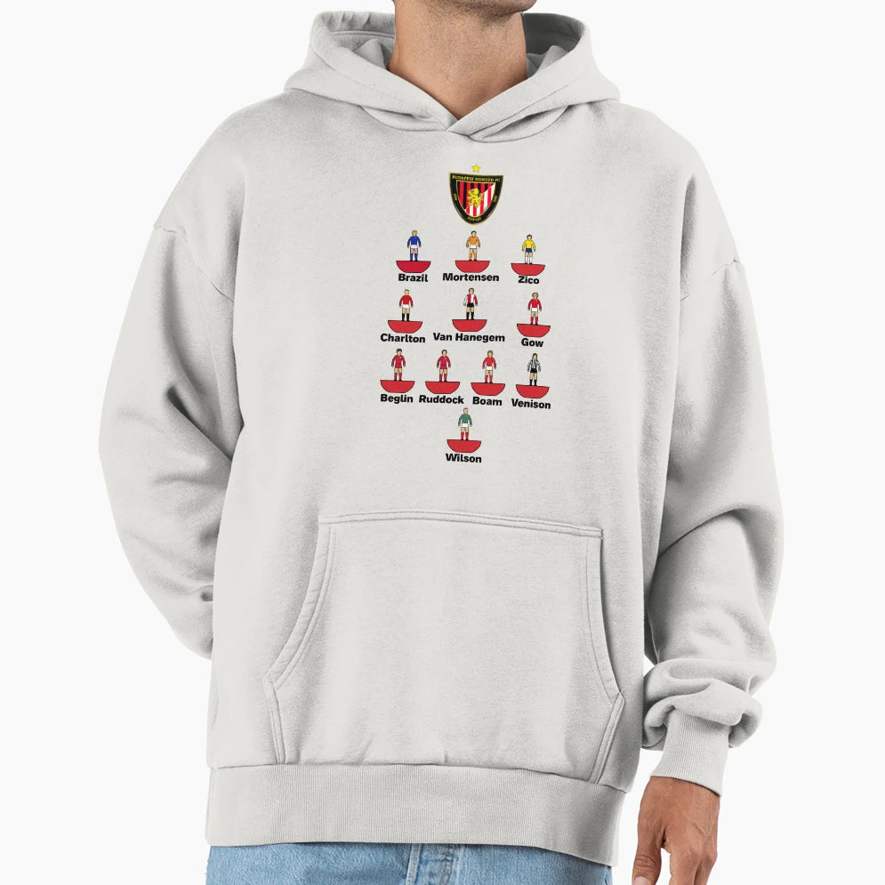 Real Monochorum F C Honved Hoodie - Trendy Graphic Men Women - T-Shirt, Sweatshirt, Hoodie