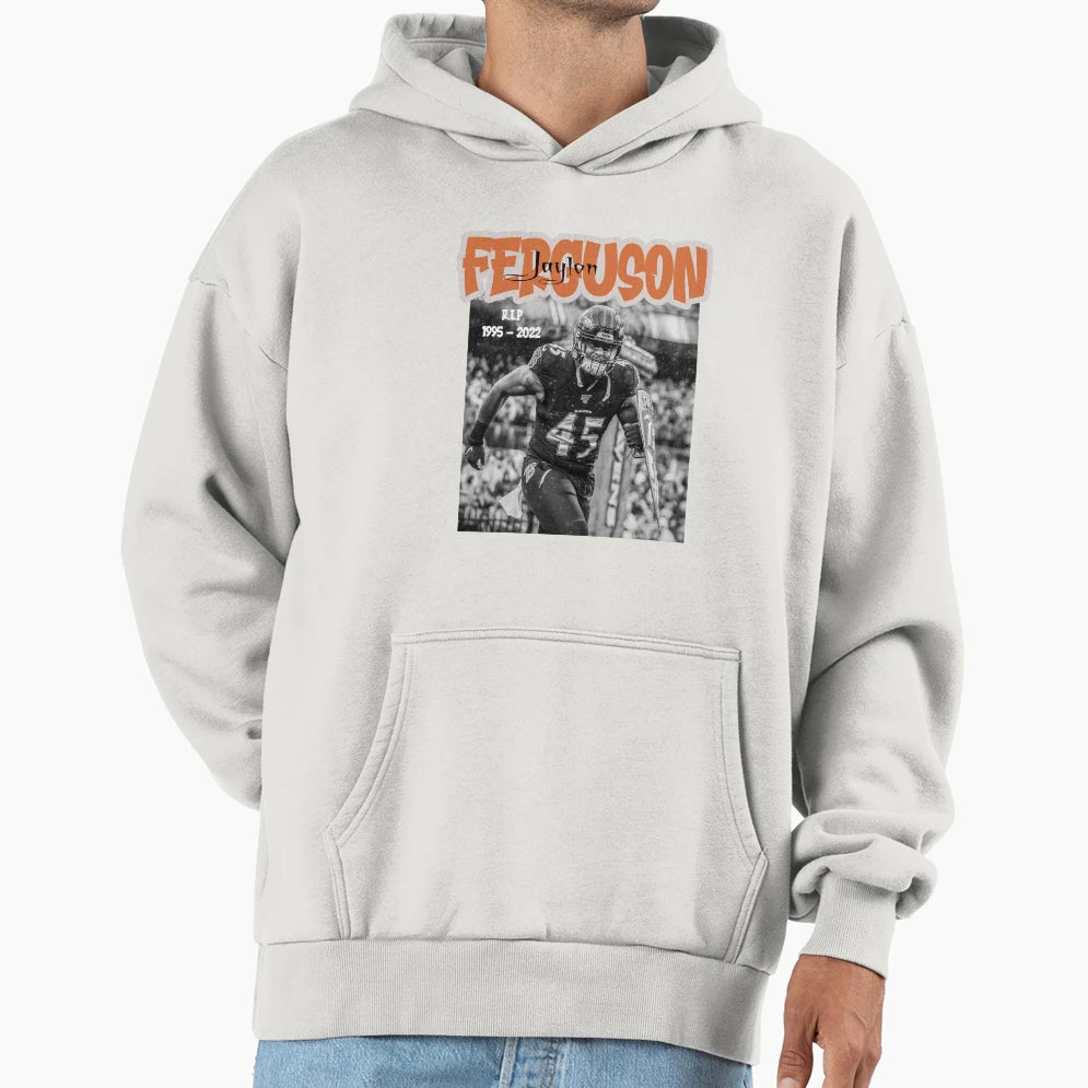 Jaylon Ferguson Hoodie - Aesthetic Graphic for Adults - T-Shirt, Sweatshirt, Hoodie
