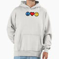 Peace Love Joy Hoodie - Unique Graphic for Adults - T-Shirt, Sweatshirt, Hoodie