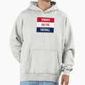 Sundays Are Football Hoodie - Fun Novelty Design for Adults - T-Shirt, Sweatshirt, Hoodie