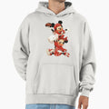 Cartoon Heroes Hoodie - Minimalist Print Men Women - T-Shirt, Sweatshirt, Hoodie
