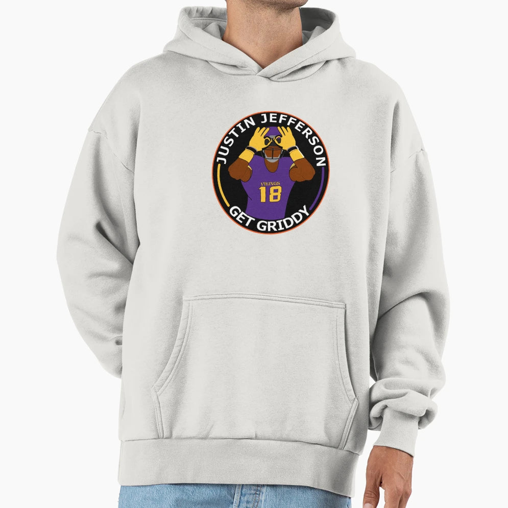 Get Griddy Icon Series Hoodie - Custom Art Print Unisex - T-Shirt, Sweatshirt, Hoodie