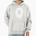 Uppercase Letter Q Hoodie - Graphic Print Men Women - T-Shirt, Sweatshirt, Hoodie
