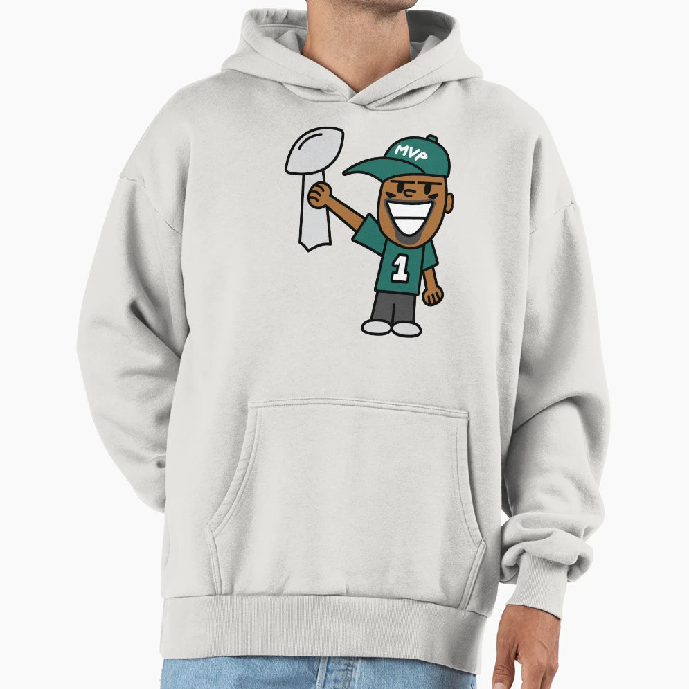 JH Super Bowl Mvp Hoodie - Minimalist Print for Adults - T-Shirt, Sweatshirt, Hoodie