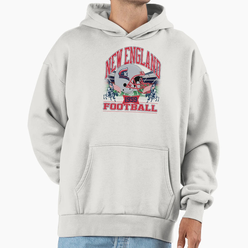 New England Football Gridiron Legacy V2 Hoodie - Graphic Print Men Women - T-Shirt, Sweatshirt, Hoodie