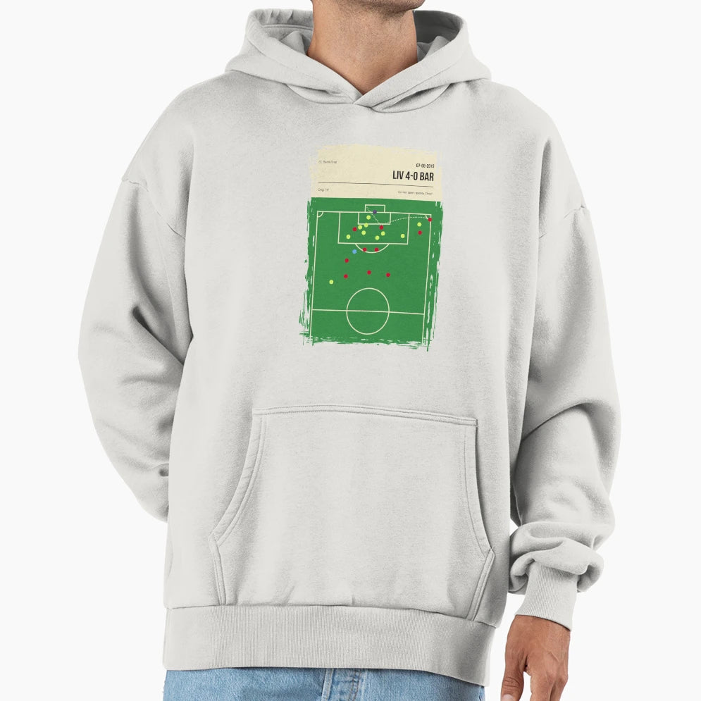Liverpool Corner Against Barcelona 4 Hoodie - Custom Art Print for Adults - T-Shirt, Sweatshirt, Hoodie