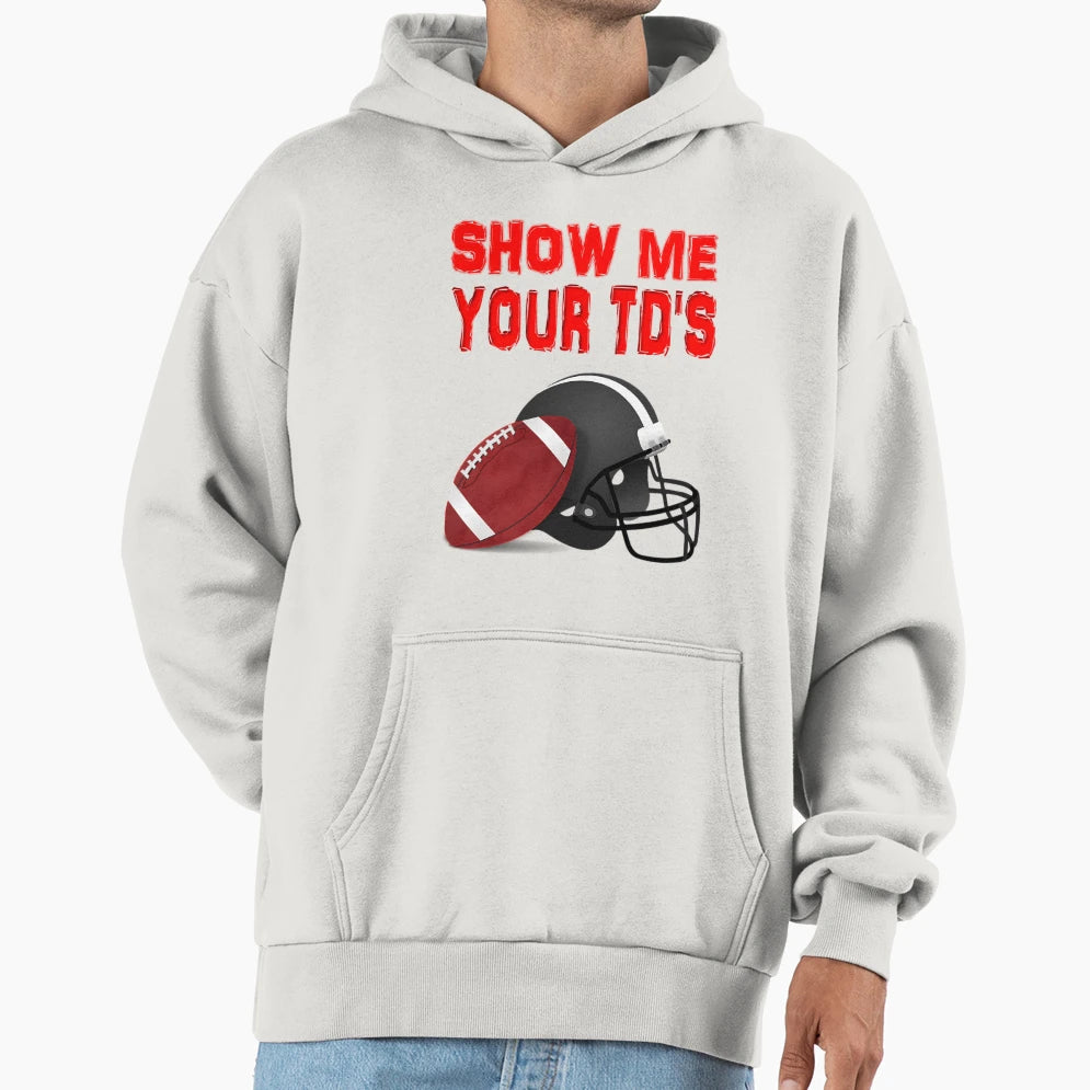 Football Fantasy Draft Champion Touchdown Hoodie - Unique Graphic Men Women - T-Shirt, Sweatshirt, Hoodie