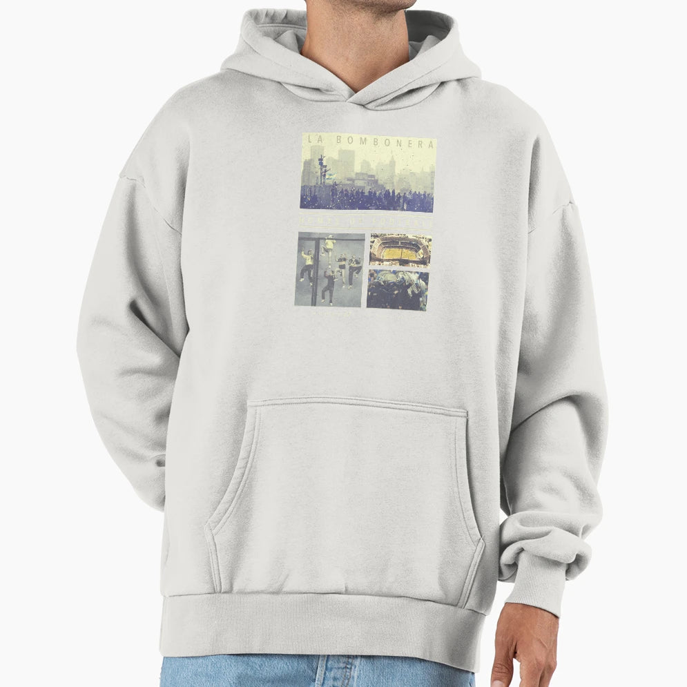 Homes Football La Bombonera Hoodie - Casual Everyday Wear for Adults - T-Shirt, Sweatshirt, Hoodie