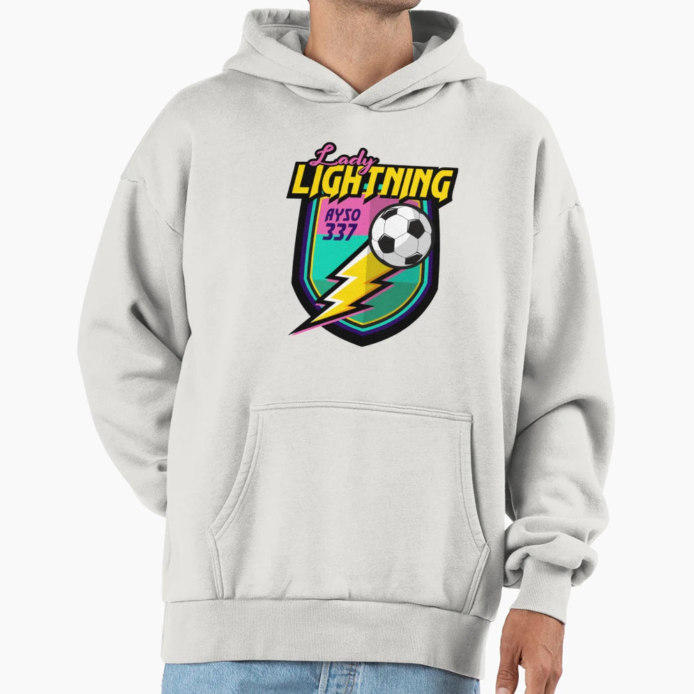 Soccer T Shirtlady Lightning T-Shirt - Unique Graphic Men Women - T-Shirt, Sweatshirt, Hoodie