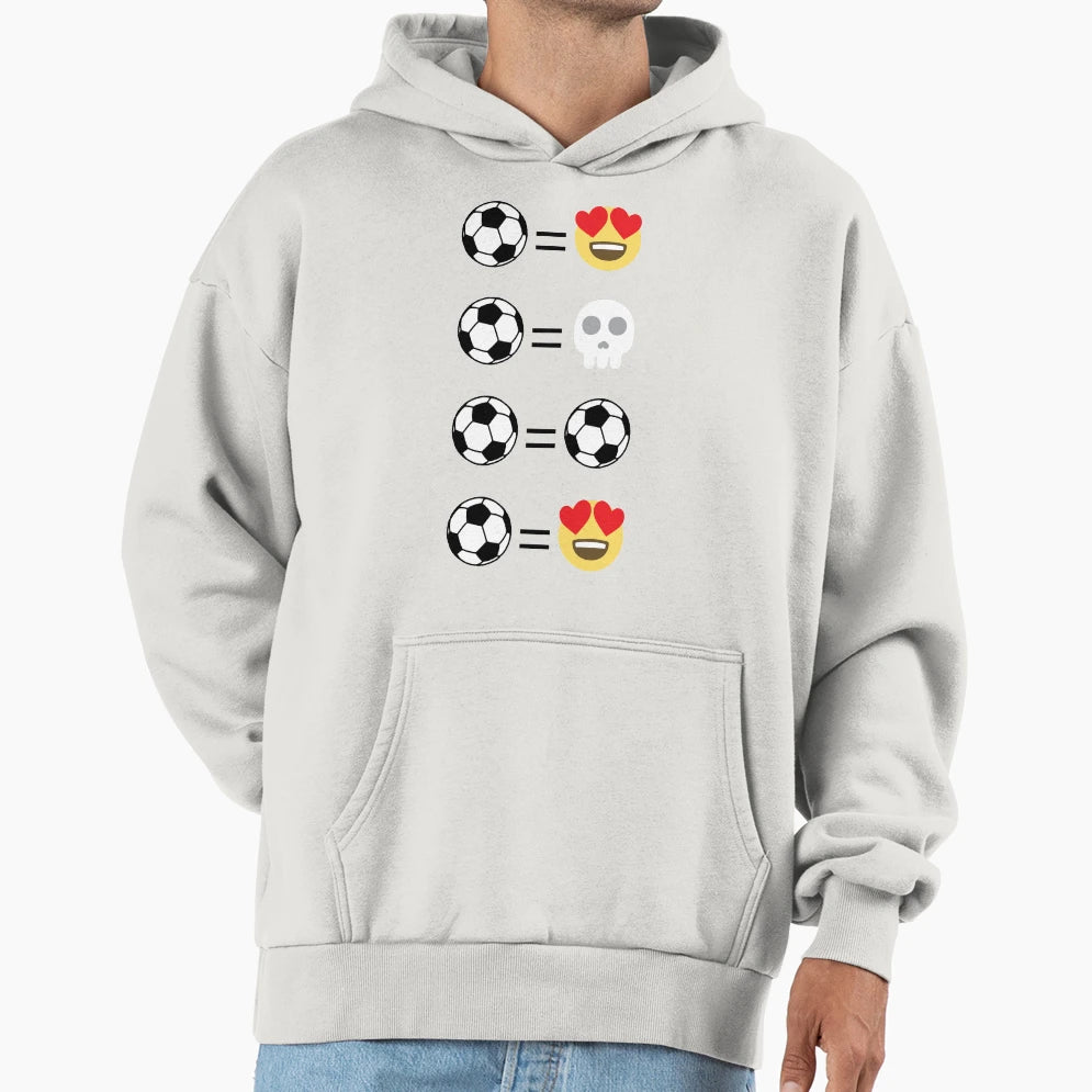 Football Is Life Hoodie - Casual Everyday Wear for Adults - T-Shirt, Sweatshirt, Hoodie