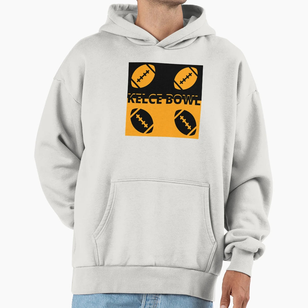 Kelce Bowl Hoodie - Trendy Graphic Men Women - T-Shirt, Sweatshirt, Hoodie