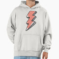 Lightning Bolt Hoodie - Minimalist Print Men Women - T-Shirt, Sweatshirt, Hoodie