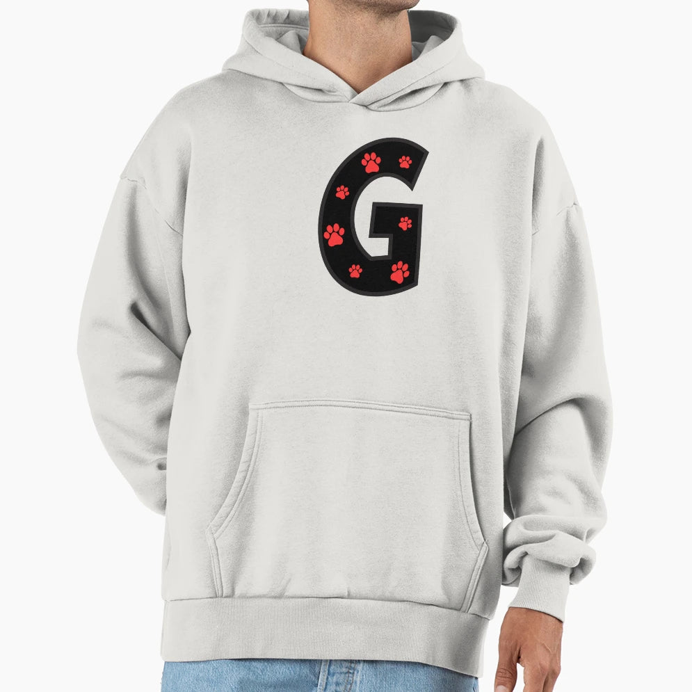 Paw Alphabet Hoodie - Streetwear Style Men Women - T-Shirt, Sweatshirt, Hoodie