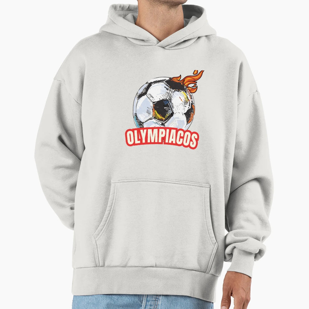 Olympiacos Fc Hoodie - Casual Everyday Wear for Adults - T-Shirt, Sweatshirt, Hoodie