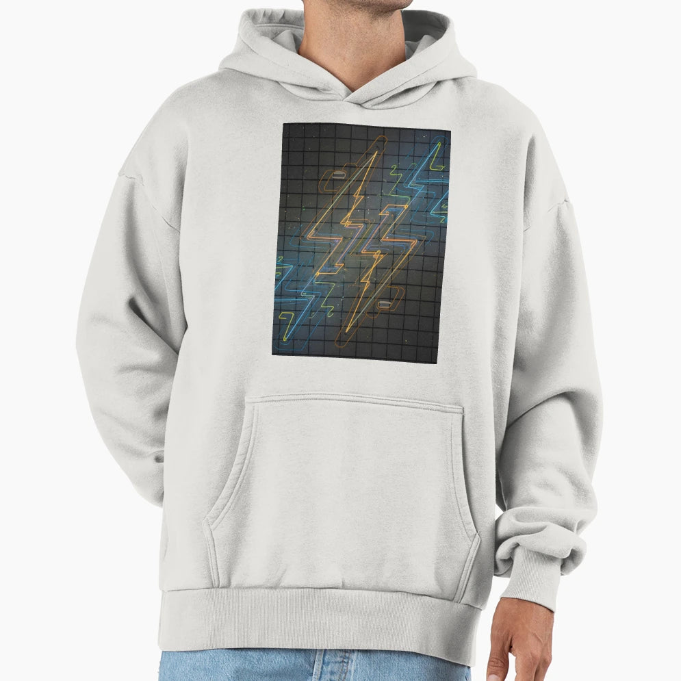 Lightning Strikes Twice Hoodie - Casual Everyday Wear Unisex - T-Shirt, Sweatshirt, Hoodie