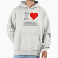 I Red Heart I Love Futbol Hoodie - Novelty Apparel Men Women - T-Shirt, Sweatshirt, Hoodie