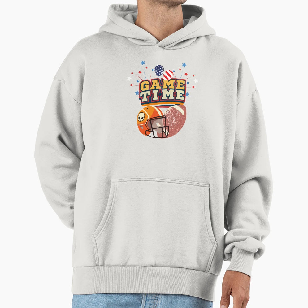 Game Time Football Florida 2021 Colors Usa Hoodie - Trendy Graphic Unisex - T-Shirt, Sweatshirt, Hoodie