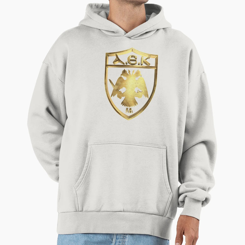 Gold Aek Atene Football Fans From Hoodie - Custom Art Print for Adults - T-Shirt, Sweatshirt, Hoodie