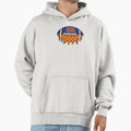 Bleed Orange Drip Football Hoodie - Custom Art Print Unisex - T-Shirt, Sweatshirt, Hoodie