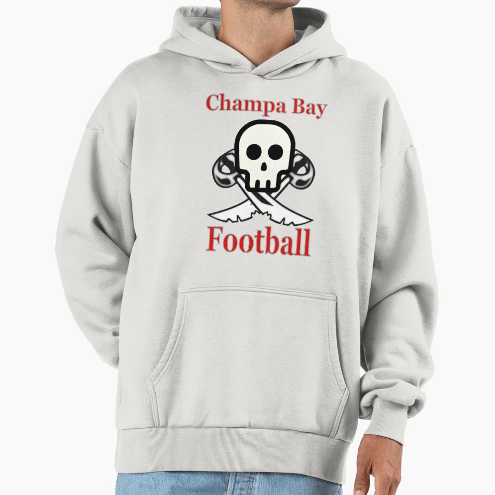 Champa Bay Football Hoodie - Novelty Apparel for Adults - T-Shirt, Sweatshirt, Hoodie