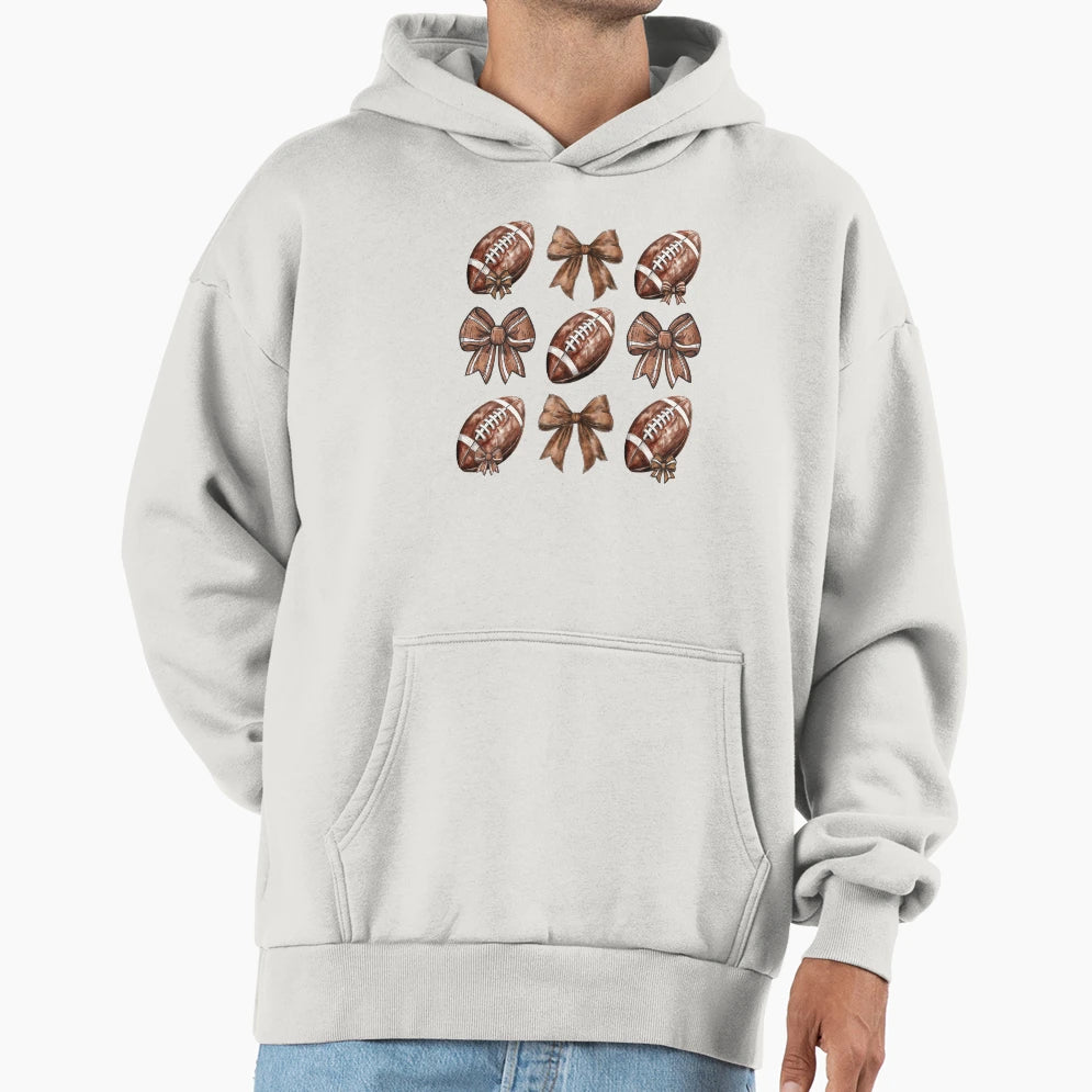 Coquette Football Hoodie - Novelty Apparel Unisex - T-Shirt, Sweatshirt, Hoodie