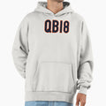Qb18 Chicago Navy Hoodie - Aesthetic Graphic for Adults - T-Shirt, Sweatshirt, Hoodie