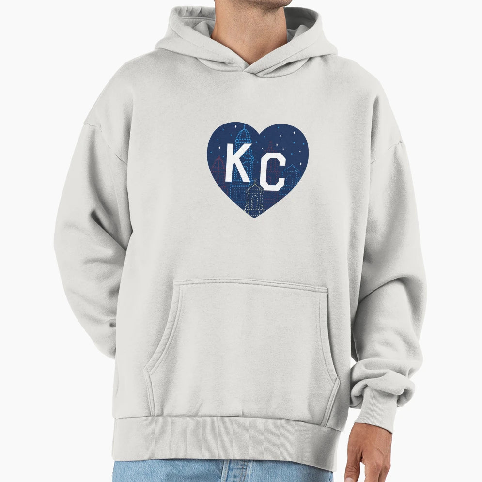 Kc Kansas City Plaza Lights Hoodie - Novelty Apparel Men Women - T-Shirt, Sweatshirt, Hoodie