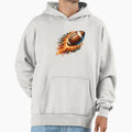 Fireball Football Crash Explosive Hoodie - Aesthetic Graphic Men Women - T-Shirt, Sweatshirt, Hoodie