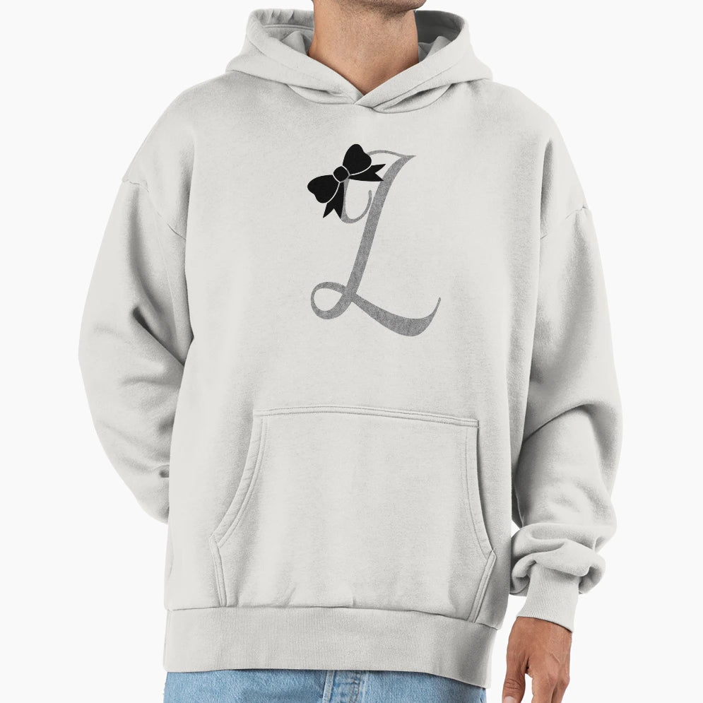 L Daughter Word Letter Children Son Hoodie - Aesthetic Graphic for Adults - T-Shirt, Sweatshirt, Hoodie