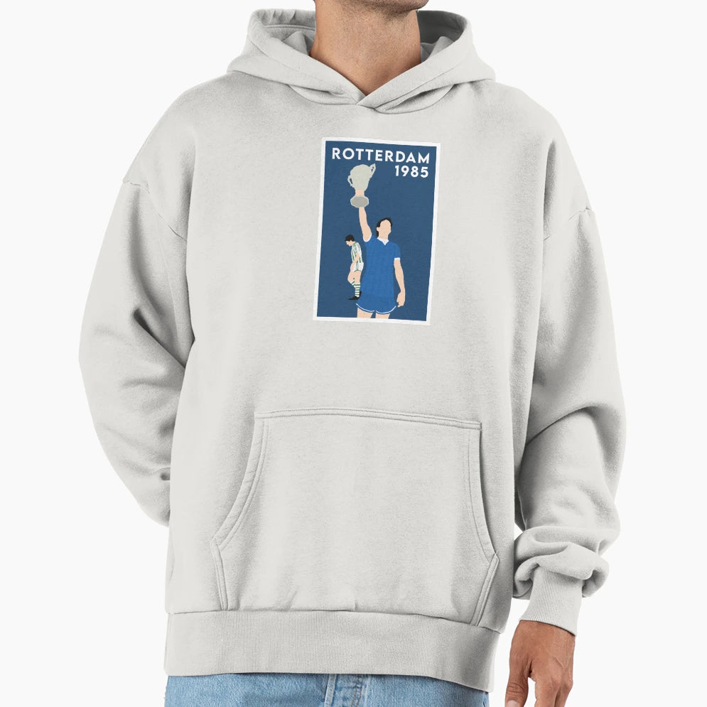 Everton 1985 Ecw Cup Final Rotterdam Hoodie - Minimalist Print Men Women - T-Shirt, Sweatshirt, Hoodie
