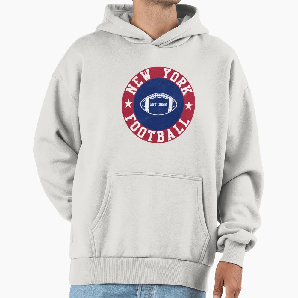 News York Football Hoodie - Aesthetic Graphic Men Women - T-Shirt, Sweatshirt, Hoodie