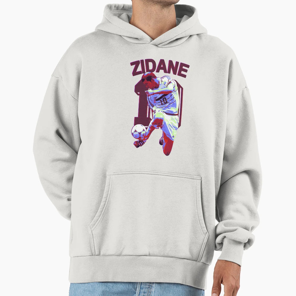 Zidane 10 Hoodie - Fun Novelty Design Unisex - T-Shirt, Sweatshirt, Hoodie