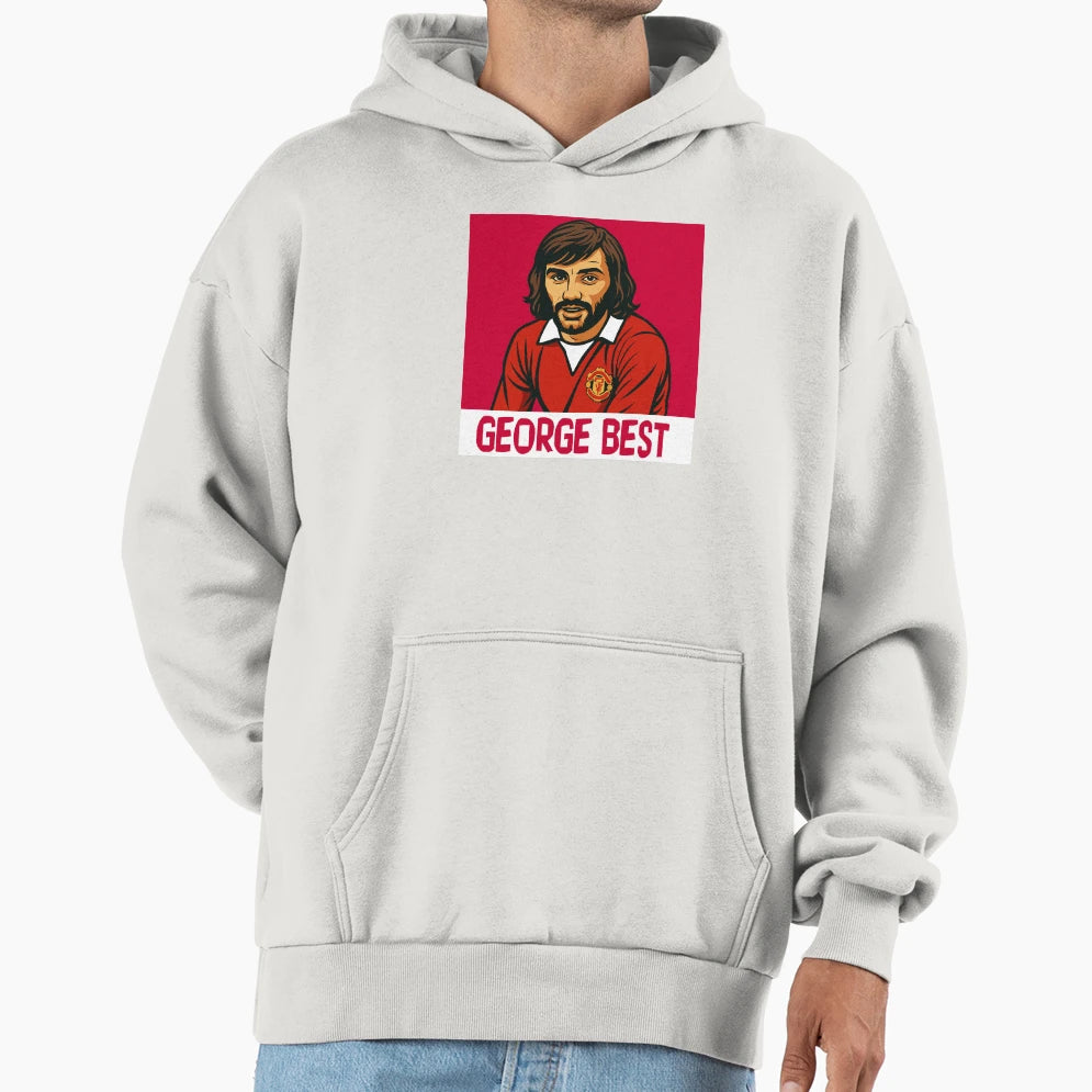 George Best Hoodie - Custom Art Print Unisex - T-Shirt, Sweatshirt, Hoodie